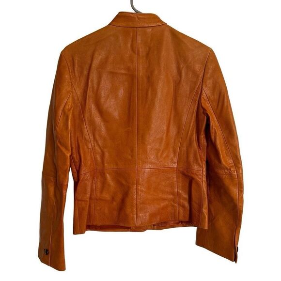 Max Mara Weekend Leather Jacket 4 - Picture 5 of 11